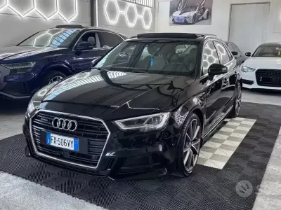 Usata Audi A3 Design 184 CV (135 kW) 2018 Nero Berlina