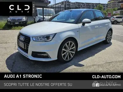 Usata Audi A1 S-Line 90 CV (66 kW) 2018 Bianco Berlina