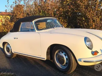 Usata Porsche 356 75 CV (55 kW) 1960 Bianco Cabrio