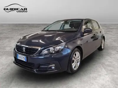 Usata Peugeot 308 Business-Line 102 CV (75 kW) 2018 Blu Berlina