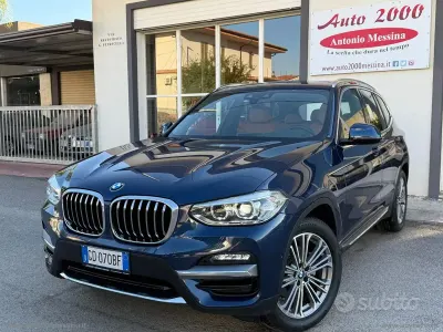 Begagnad BMW X3 Luxury Line 190 HK (139 kW) 2020 Blå SUV