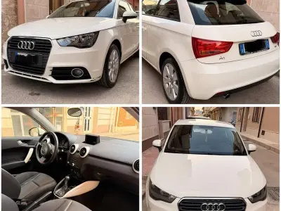 Usata Audi A1 90 CV (66 kW) 2014 Bianco Utilitaria