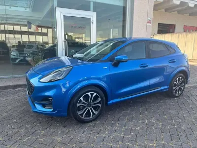 Usata Ford Puma ST-Line 125 CV (91 kW) 2022 Blu elettrico SUV