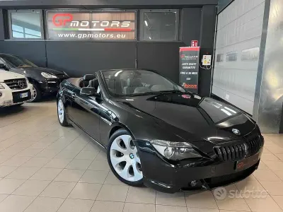 Usata BMW 645 Cabriolet Efficient Dynamics 367 CV (269 kW) 2005 Nero Cabrio