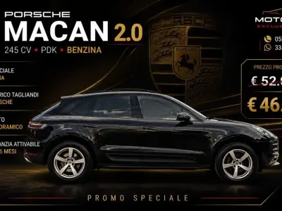 Usata Porsche Macan 245 CV (180 kW) 2019 Nero SUV