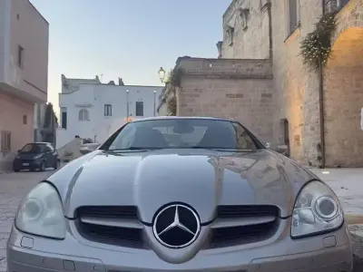 Usata Mercedes SLK200 163 CV (119 kW) 2004 Grigio Cabrio