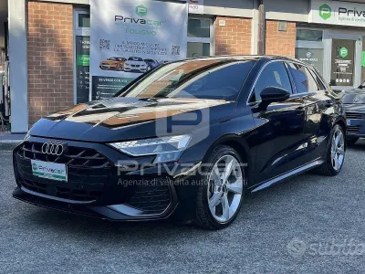 Usata Audi A3 Sportback S-Line 150 CV (110 kW) 2024 Nero Utilitaria