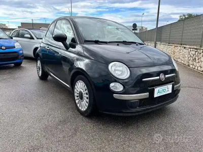 Usata Fiat 500 Lounge 86 CV (63 kW) 2011 Nero Berlina