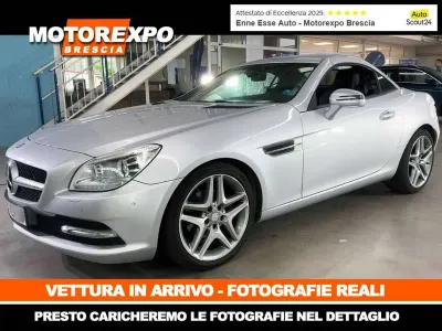 Usata Mercedes SLK200 184 CV (135 kW) 2012 Argento Cabrio