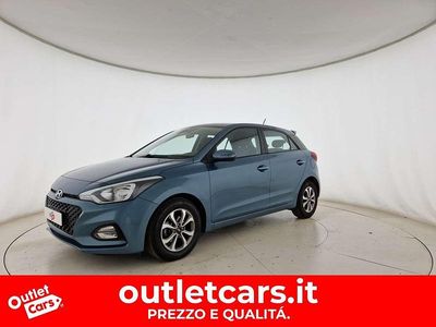 Usata Hyundai i20 75 CV (55 kW) 2019 Blu Utilitaria