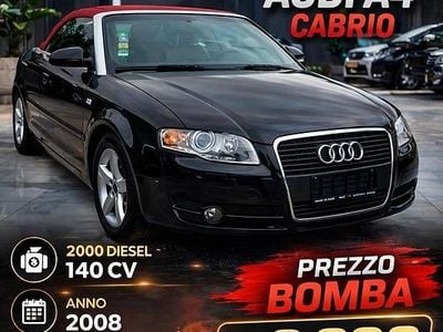 Usata Audi A4 Cabriolet Comfort 140 CV (102 kW) 2008 Nero Cabrio