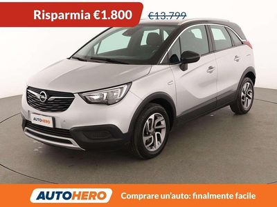 Usata Opel Crossland X Design Edition 102 CV (75 kW) 2018 Argento SUV