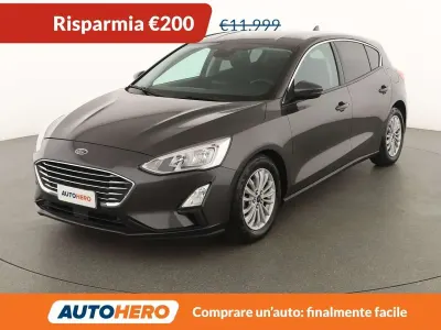 Usata Ford Focus Titanium 120 CV (88 kW) 2019 Grigio Berlina