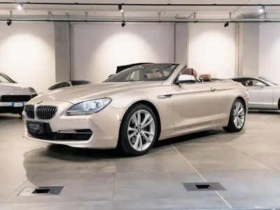 Usata BMW 640 Cabriolet 320 CV (235 kW) 2013 Argento Cabrio