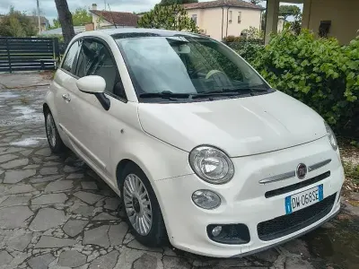 Usata Fiat 500 69 CV (50 kW) 2009 Bianco Cabrio