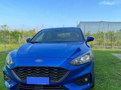 Usata Ford Focus ST-Line 120 CV (88 kW) 2019 Blu Berlina