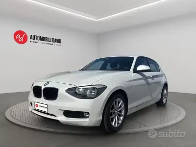 Usata BMW 118 Efficient Dynamics 170 CV (125 kW) 2014 Bianco Utilitaria