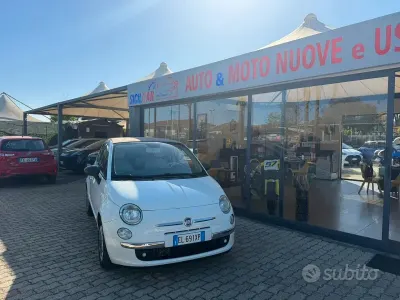 Usata Fiat 500C Lounge 85 CV (62 kW) 2012 Bianco Cabrio