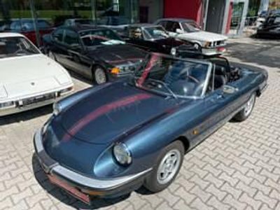 Usata Alfa Romeo Spider 104 CV (76 kW) 1989 Blu Cabrio