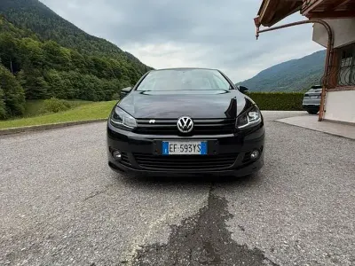 Usata VW Golf VI R-line 122 CV (89 kW) 2011 Nero Utilitaria