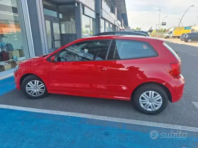 Usata VW Polo Comfortline 90 CV (66 kW) 2014 Rosso Berlina