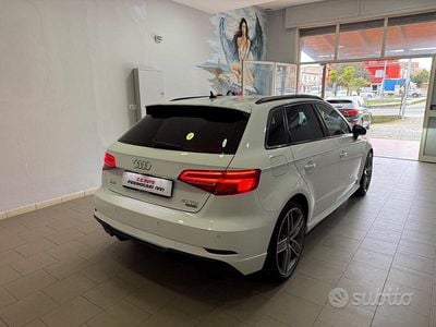 Usata Audi A3 S-Line 184 CV (135 kW) 2019 Bianco Berlina