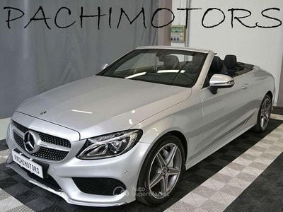 Usata Mercedes C200 Premium 184 CV (135 kW) 2017 Argento Cabrio