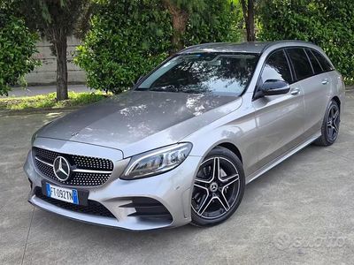 Usata Mercedes C220 Premium 194 CV (142 kW) 2019 Grigio Station wagon