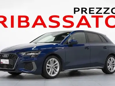 Usata Audi A3 S-Line 150 CV (110 kW) 2020 Blu navarra metallizzato Berlina