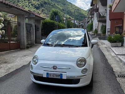 Usata Fiat 500 75 CV (55 kW) 2009 Bianco Utilitaria