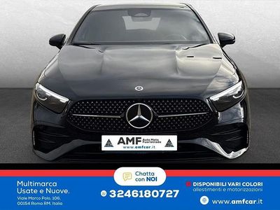 Usata Mercedes A180 AMG Line Premium Plus 136 CV (100 kW) 2023 Nero Berlina