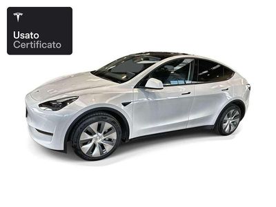 Usata Tesla Model Y Long Range AWD 258 kW (351 CV) 2021 Pearl white multicoat SUV