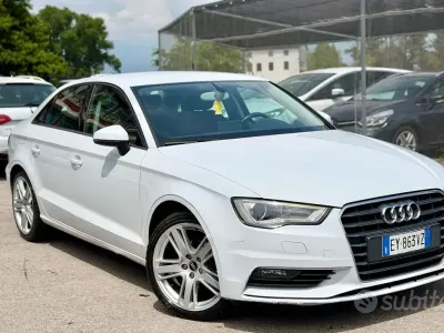 Usata Audi A3 Comfort 110 CV (80 kW) 2015 Bianco Berlina
