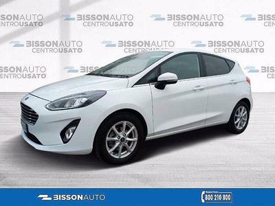 Usata Ford Fiesta Titanium S 125 CV (91 kW) 2021 Bianco pastello Utilitaria