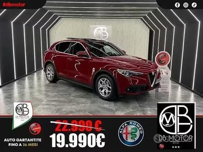 Usata Alfa Romeo Stelvio 190 CV (139 kW) 2020 Rosso SUV