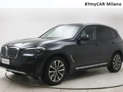 Usata BMW X3 Efficient Dynamics 190 CV (139 kW) 2022 Grigio SUV