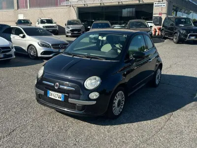 Usata Fiat 500 Lounge 69 CV (50 kW) 2009 Nero Cabrio