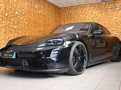 Usata Porsche Taycan Turbo S 559 kW (761 CV) 2021 Nero profondo met./full pelle Berlina
