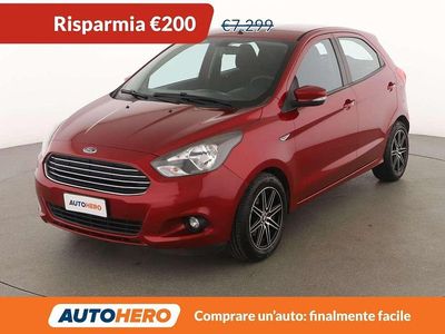 Usata Ford Ka Basis 71 CV (52 kW) 2016 Rosso Berlina