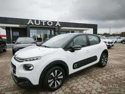 Usata Citroën C3 Shine 102 CV (75 kW) 2019 Bianco Utilitaria