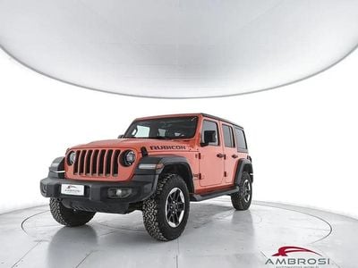 Usata Jeep Wrangler Rubicon 272 CV (200 kW) 2019 Arancione SUV