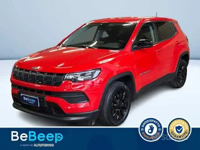 Usata Jeep Compass Longitude 131 CV (96 kW) 2022 Rosso metallizzato SUV