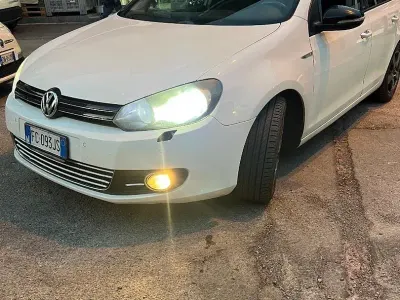 Usata VW Golf VI Highline 102 CV (75 kW) 2012 Bianco