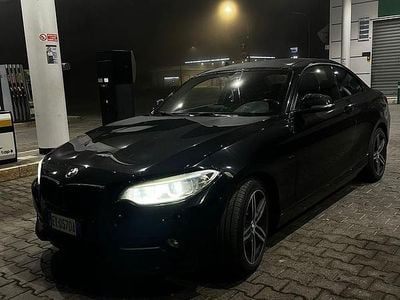 Usata BMW 220 Sport Line 184 CV (135 kW) 2015 Nero Coupé