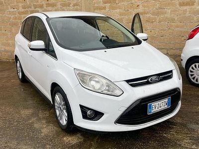 Usata Ford C-MAX Titanium 115 CV (84 kW) 2014 Bianco Monovolume