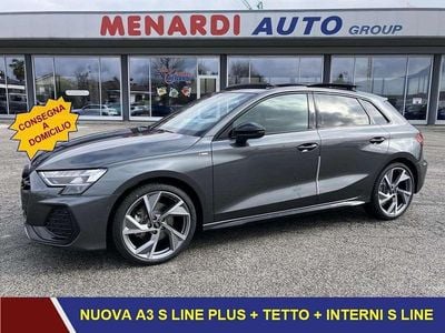 Nuova Audi A3 Sportback S-line plus 150 CV (110 kW) 2026 Grigio Utilitaria