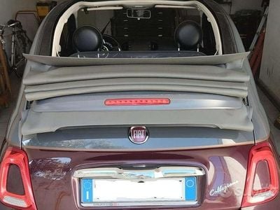Usata Fiat 500 Collezione 69 CV (50 kW) 2019 Rosso Cabrio