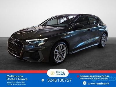 Usata Audi A3 S-Line 116 CV (85 kW) 2022 Nero Berlina
