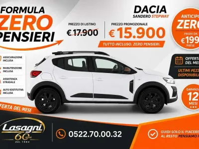 Usata Dacia Sandero Extreme 101 CV (74 kW) 2024 Bianco SUV
