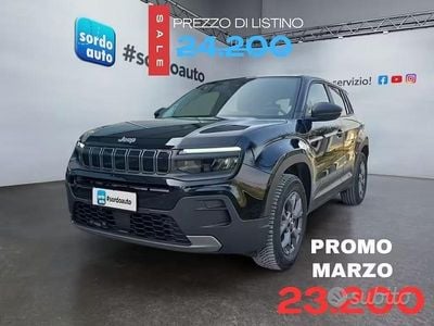 Usata Jeep Avenger Longitude 101 CV (74 kW) 2024 Nero SUV